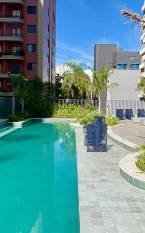 Studio para alugar com 26m², 1 quarto e sem vaga Studio para alugar com 26m², 1 quarto e sem vagaPiscina