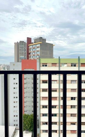 Studio para alugar com 26m², 1 quarto e sem vaga Studio para alugar com 26m², 1 quarto e sem vagaVaranda