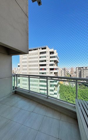 Apartamento à venda com 64m², 1 quarto e 2 vagas Apartamento à venda com 64m², 1 quarto e 2 vagasVaranda