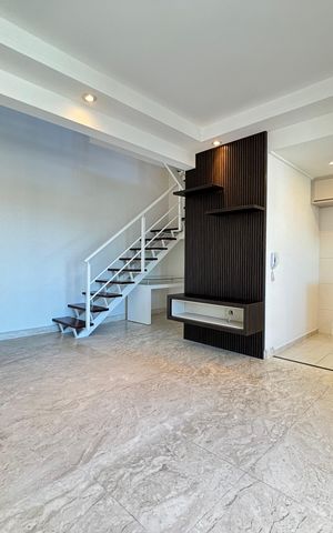 Apartamento à venda com 64m², 1 quarto e 2 vagas Apartamento à venda com 64m², 1 quarto e 2 vagasSala