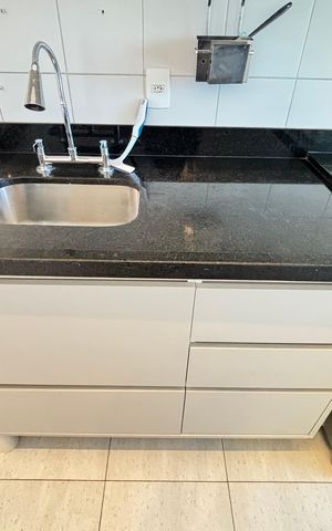 Apartamento à venda com 64m², 1 quarto e 2 vagas Apartamento à venda com 64m², 1 quarto e 2 vagasCozinha