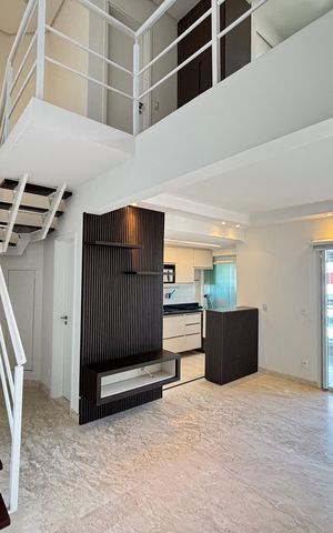Apartamento à venda com 64m², 1 quarto e 2 vagas Apartamento à venda com 64m², 1 quarto e 2 vagasSala