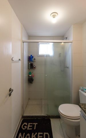 Apartamento à venda com 72m², 3 quartos e 1 vagaBanheiro do Quarto 1 suíte