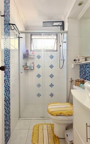 Apartamento à venda com 64m², 2 quartos e 1 vaga Apartamento à venda com 64m², 2 quartos e 1 vagaBanheiro