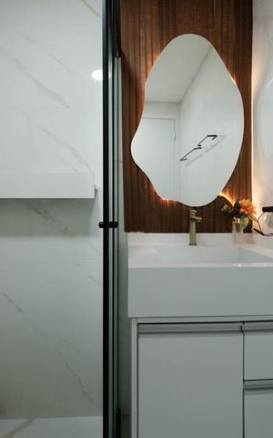 Apartamento para alugar com 34m², 2 quartos e sem vagaBanheiro social