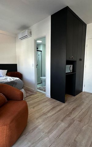 Apartamento para alugar com 25m², 1 quarto e sem vaga Apartamento para alugar com 25m², 1 quarto e sem vagaSala/Quarto