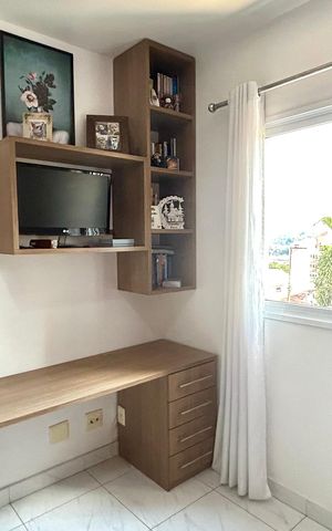 Apartamento à venda com 140m², 3 quartos e 3 vagas Apartamento à venda com 140m², 3 quartos e 3 vagasQuarto 2
