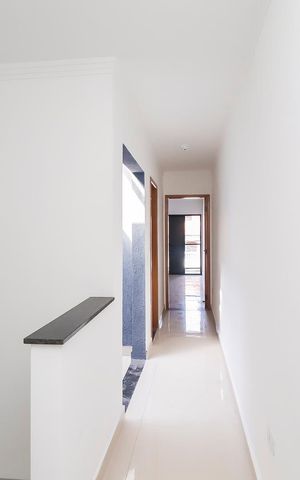 Casa à venda com 116m², 3 quartos e 2 vagasCorredor do Piso Superior