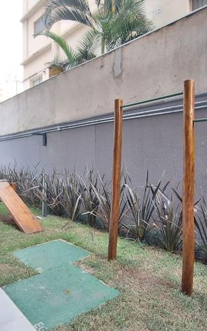 Apartamento à venda com 26m², 1 quarto e sem vaga Apartamento à venda com 26m², 1 quarto e sem vagaAcademia externa