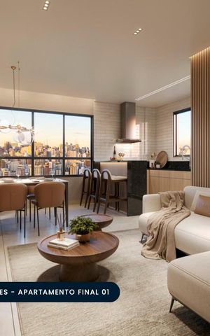 Apartamento à venda com 127m², 2 quartos e 3 vagas
