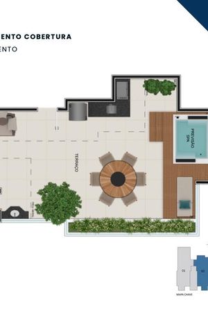 Apartamento à venda com 127m², 2 quartos e 3 vagas