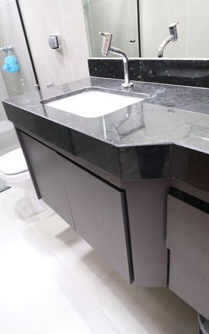 Casa para alugar com 70m², 2 quartos e 1 vagaBanheiro do Quarto 1