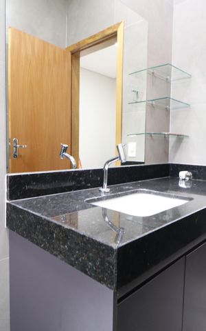 Casa para alugar com 70m², 2 quartos e 1 vagaBanheiro do Quarto 1