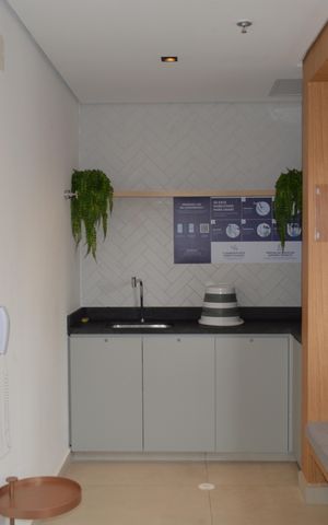 Studio à venda com 25m², 1 quarto e sem vagaLavanderia