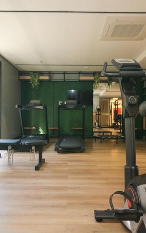 Apartamento para alugar com 46m², 1 quarto e 1 vaga Apartamento para alugar com 46m², 1 quarto e 1 vagaÁrea comum - Academia