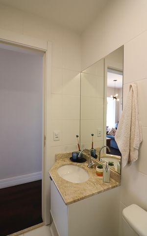 Apartamento à venda com 75m², 3 quartos e 2 vagasBanheiro Social