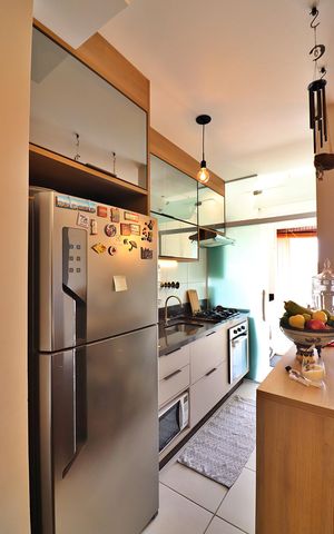 Apartamento à venda com 75m², 3 quartos e 2 vagasCozinha e Área de Serviço