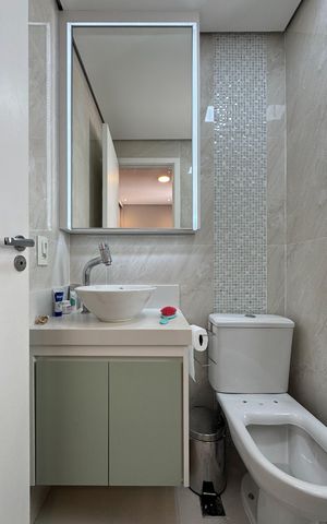 Apartamento à venda com 71m², 3 quartos e 2 vagas Apartamento à venda com 71m², 3 quartos e 2 vagasBanheiro - Suíte