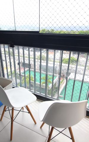 Apartamento à venda com 57m², 2 quartos e 1 vagaSala - Varanda