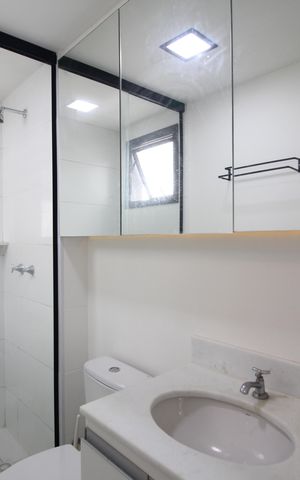 Apartamento à venda com 57m², 2 quartos e 1 vagaQuarto 2 - Suíte