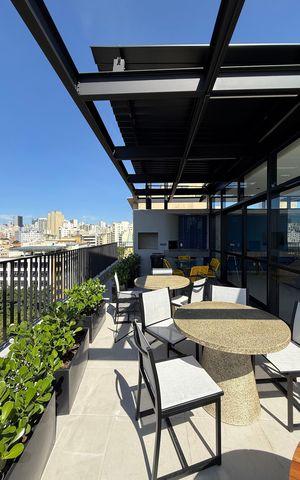 Studio para alugar com 24m², 1 quarto e sem vaga
