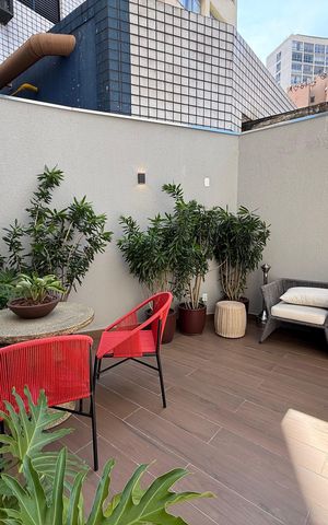 Studio para alugar com 24m², 1 quarto e sem vaga
