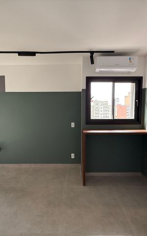 Studio para alugar com 24m², 1 quarto e sem vaga