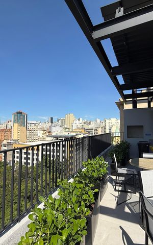 Studio para alugar com 24m², 1 quarto e sem vaga