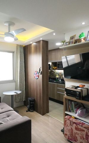 Apartamento à venda com 44m², 2 quartos e 1 vaga Apartamento à venda com 44m², 2 quartos e 1 vagaSala