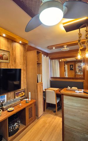 Apartamento para alugar com 44m², 2 quartos e 1 vagaSala