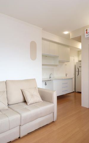 Apartamento à venda com 47m², 1 quarto e sem vagaQuarto/Sala/Cozinha