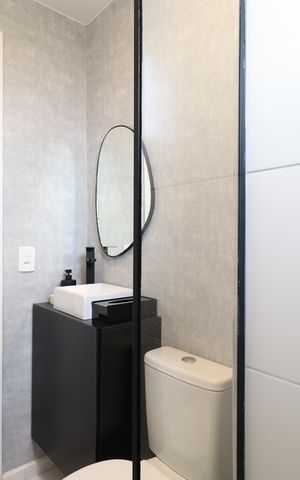 Apartamento à venda com 47m², 1 quarto e sem vagaBanheiro 