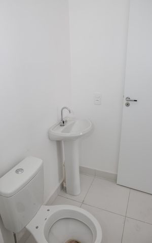 Apartamento à venda com 40m², 1 quarto e sem vaga Apartamento à venda com 40m², 1 quarto e sem vagaBanheiro da Suíte