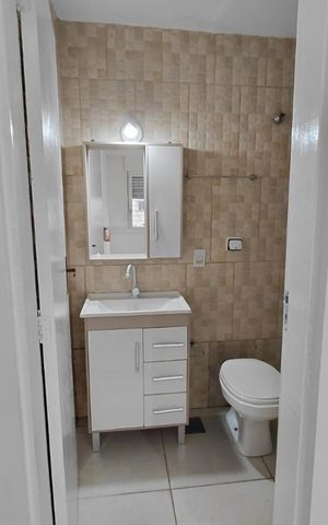 Apartamento para alugar com 48m², 1 quarto e sem vaga Apartamento para alugar com 48m², 1 quarto e sem vagaBanheiro