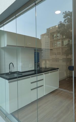 Apartamento à venda com 51m², 1 quarto e 1 vagaVaranda