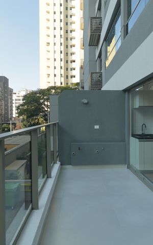 Apartamento à venda com 51m², 1 quarto e 1 vagaVaranda
