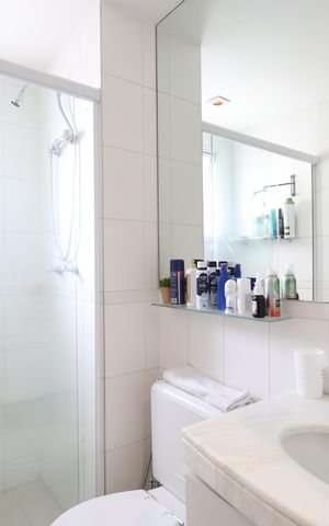 Apartamento à venda com 110m², 3 quartos e 2 vagasBanheiro Social