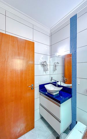 Casa à venda com 213m², 4 quartos e 4 vagasBanheiro da Suíte 3