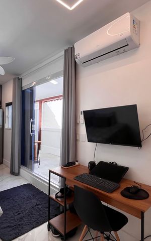 Studio para alugar com 25m², 0 quarto e sem vaga Studio para alugar com 25m², 0 quarto e sem vagaSala/quarto