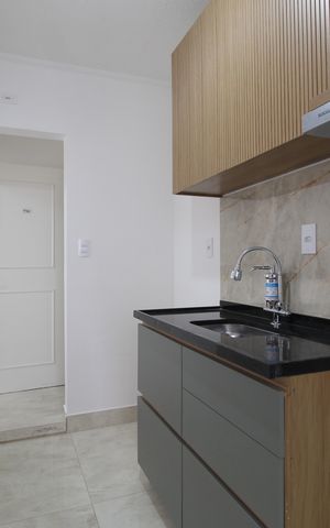 Apartamento à venda com 65m², 2 quartos e 1 vagaCozinha e Área de Serviço