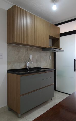 Apartamento à venda com 65m², 2 quartos e 1 vagaCozinha e Área de Serviço