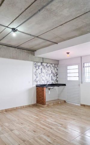 Studio para alugar com 25m², 1 quarto e sem vaga Studio para alugar com 25m², 1 quarto e sem vagaSala/Cozinha