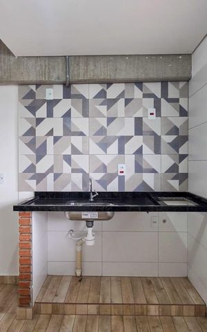 Studio para alugar com 25m², 1 quarto e sem vaga Studio para alugar com 25m², 1 quarto e sem vagaSala/Cozinha