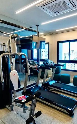 Studio para alugar com 21m², 1 quarto e sem vaga Studio para alugar com 21m², 1 quarto e sem vagaÁrea comum - Academia