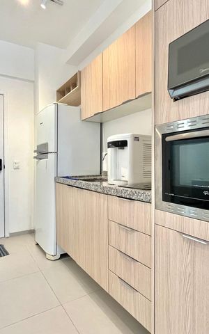 Studio para alugar com 21m², 1 quarto e sem vaga Studio para alugar com 21m², 1 quarto e sem vagaCozinha