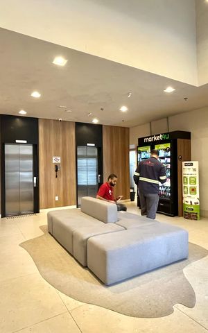 Studio para alugar com 21m², 1 quarto e sem vaga Studio para alugar com 21m², 1 quarto e sem vagaHall social