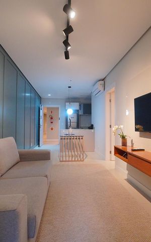 Apartamento para alugar com 61m², 1 quarto e 1 vagaSala