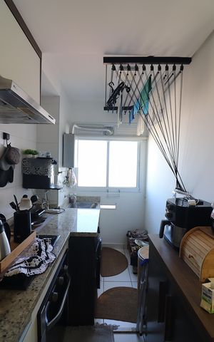 Apartamento à venda com 42m², 1 quarto e 1 vagaCozinha e Área de Serviço