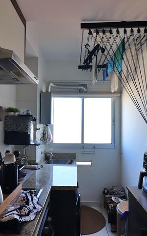 Apartamento à venda com 42m², 1 quarto e 1 vagaCozinha e Área de Serviço