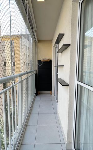Apartamento à venda com 29m², 1 quarto e sem vaga Apartamento à venda com 29m², 1 quarto e sem vagaVaranda
